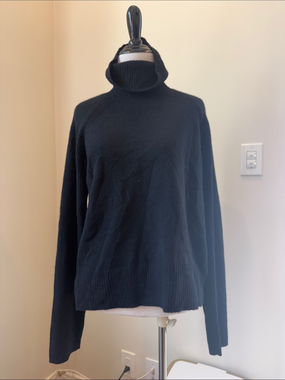 Favorite Daughter Black Turtleneck Sweater